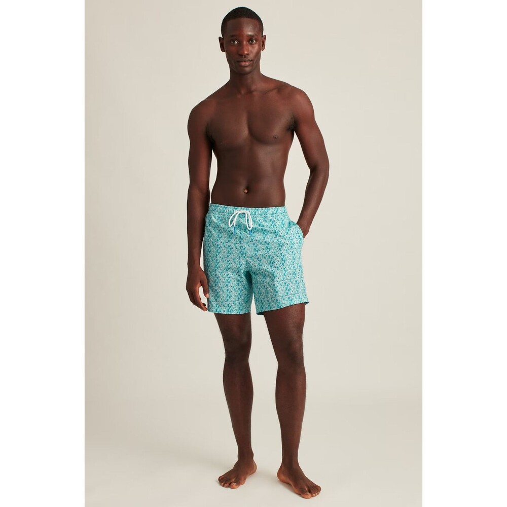 Bonobos Riviera Recycled Swim Trunks Men's Shorts Globetrotters Print XXL 255344